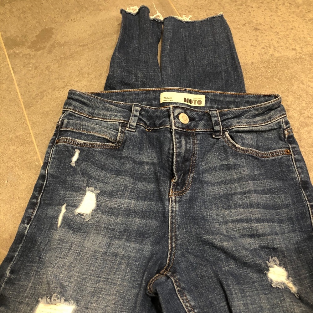 Topshop high waisted Moto jeans - Picture 12 of 13